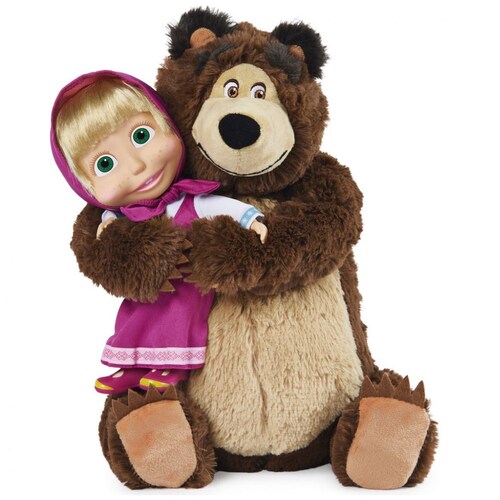 Set de Muñecos, Masha Y Oso Grande