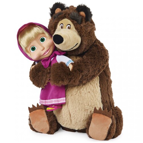 Set de Muñecos, Masha Y Oso Grande