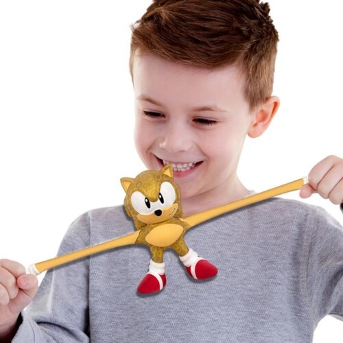 Figura Stretch Armstrong Sonic The Hedgehog Dorado Bandai