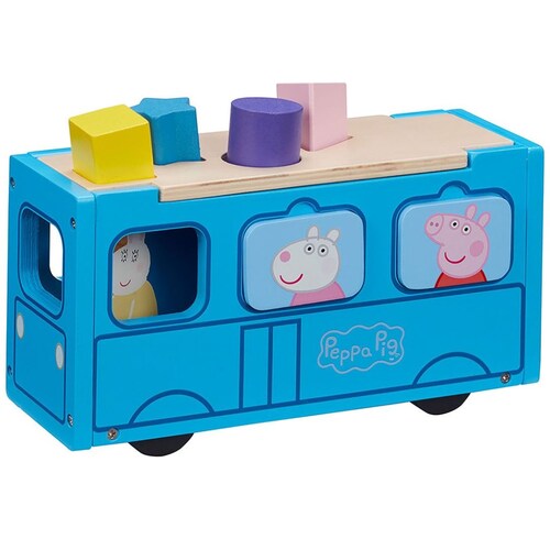 Camión de Madera con Formas Peppa Pig Bandai