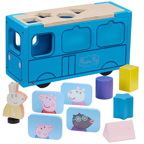 Camión de Madera con Formas Peppa Pig Bandai