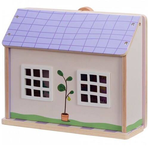 Escuela de Peppa de Madera con Figuras Peppa Pig Bandai