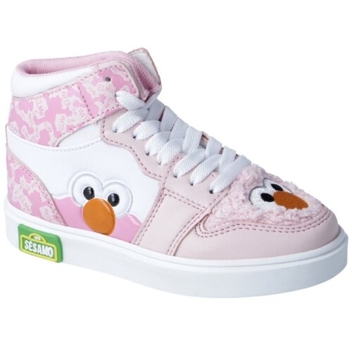 Tenis Bota con Agujeta 15-18 Rosa Sésamo para  Niña