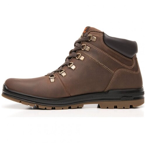 Bota para Hombre Nubuck Café Obscuro Flexi Modelo Elo 92105D