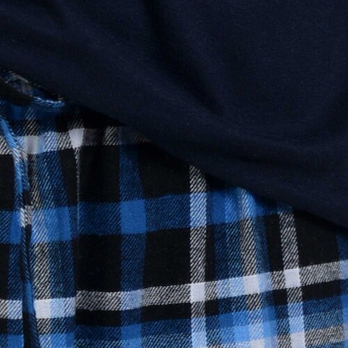 Pijama Franela Combinada Cuadros Carlo Corinto Modelo Elo 2127 para para Hombre