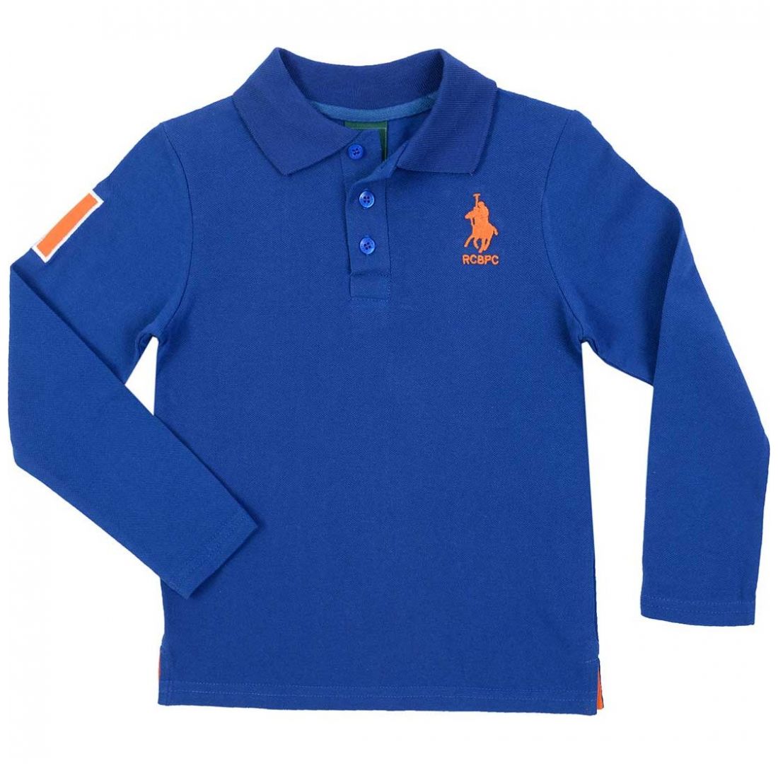 Playera polo ralph lauren manga online larga