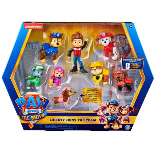 Set de Figuras Liberty Pawpatrol