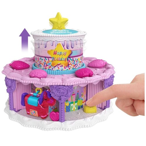 Pastel de Cumpleaños Sorpresa Polly Pocket
