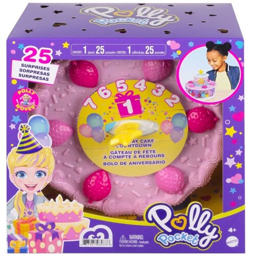 Pastel de Cumpleaños Sorpresa Polly Pocket