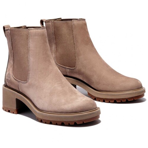 Bota Kori Park Tipo Chelsea con Tacón para Mujer Café Timberland