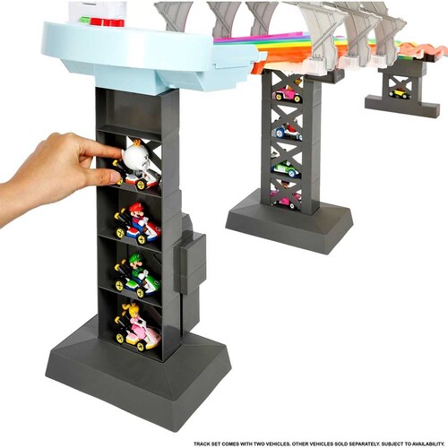 Pista Senda Arcoíris Mario Kart  Hot Wheels