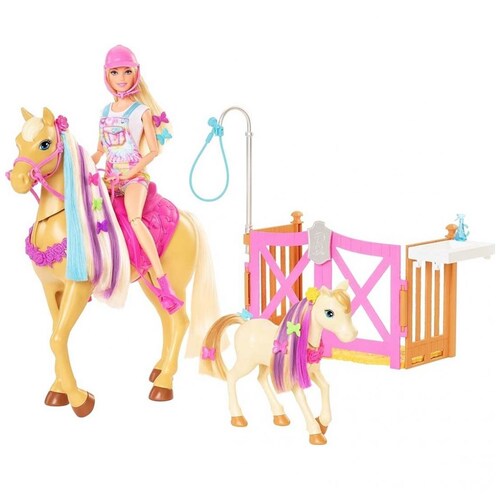 Barbie con Caballo Peinados Divertidos