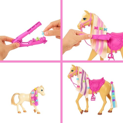Barbie con Caballo Peinados Divertidos