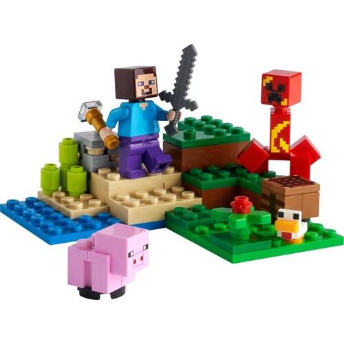 La Emboscada Del Creeper Lego Minecraft
