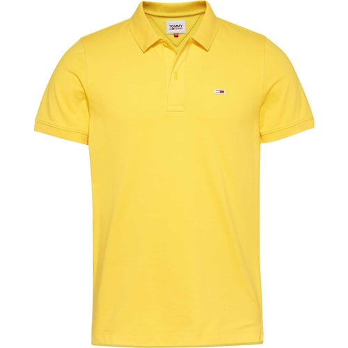 Camisa Casual Camiseta Tommy Amarilla Hombre Camisa Tommy Hilfiger