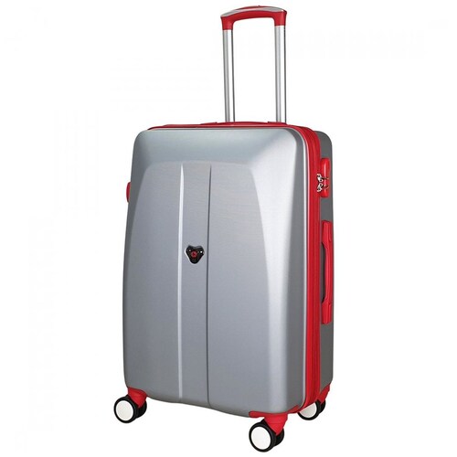 Maleta Talento 24" Plata Swiss Travel