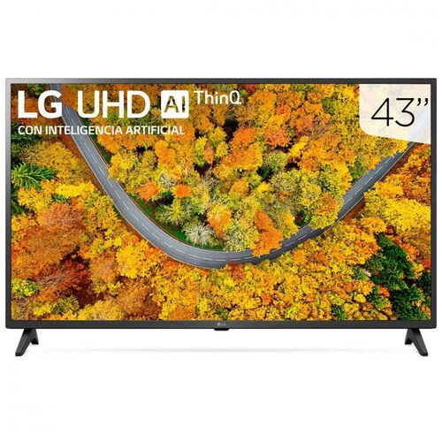 Pantalla LG UHD Ai ThinQ 43&quot; 4K Smart Tv 43Up7500Psf