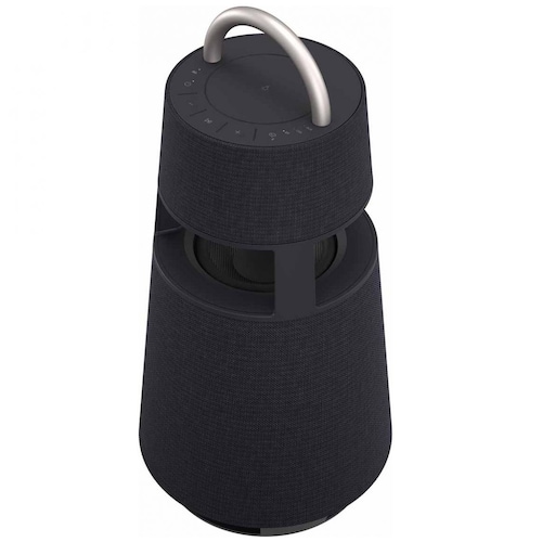 LG Xboom 360 Rp4 - Bocina Bluetooth Portátil con Sonido 360° e Iluminación- Negro
