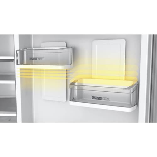 Refrigerador Bottom Mount Xpert Inverter Acero Inoxidable Antifingerprint Whirlpool