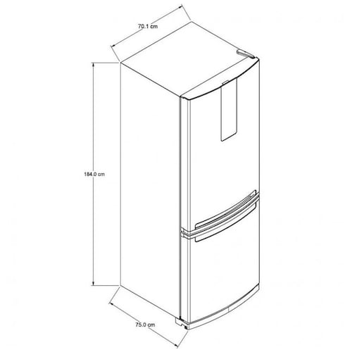 Refrigerador Bottom Mount Xpert Inverter Acero Inoxidable Antifingerprint Whirlpool