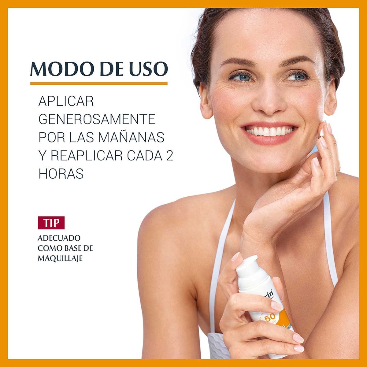 Eucerin Protector Solar Facial Control de Pigmentación FPS 50+ 50 ml image number 2