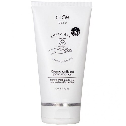 Crema Antiviral Cloe, Protección de 3 Horas 130 Ml