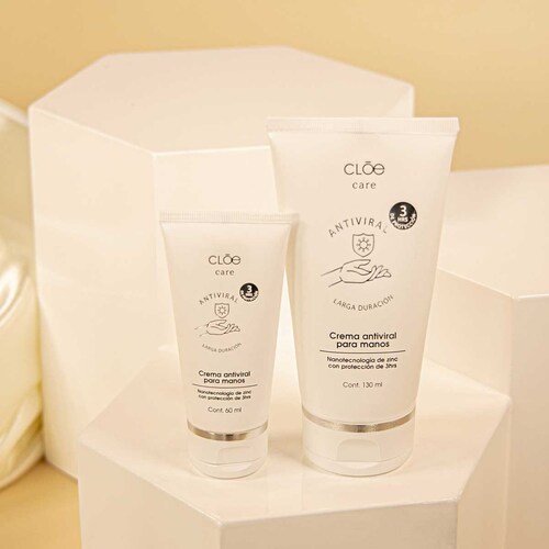 Crema Antiviral Cloe, Protección de 3 Horas 130 Ml