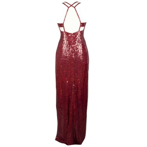 Vestido Largo Escote Corazón de Bordado con Lentejuela Philosophy Jr Nights para Mujer