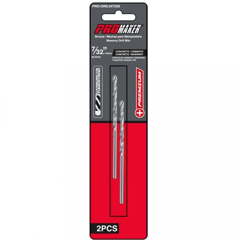 Broca para Concreto 2 Piezas 7/32" X 100 Mm Promaker