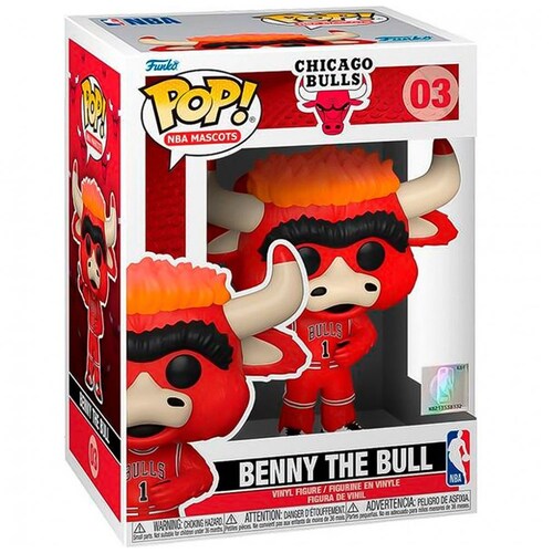 Funko Pop Nba Mascots Chicago Bulls Benny The Bull
