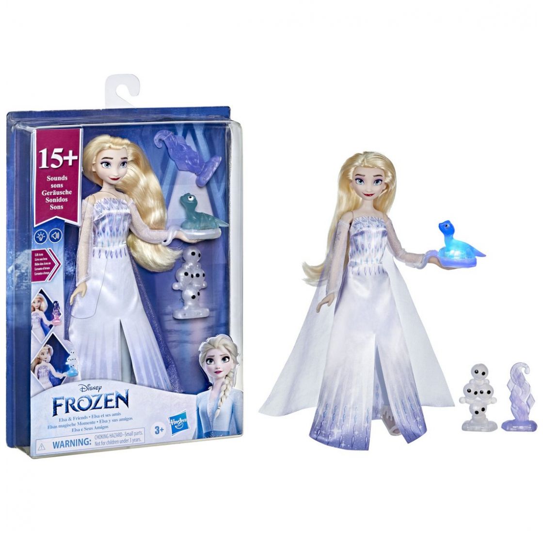 Muñeca elsa shops frozen 2 vestido blanco