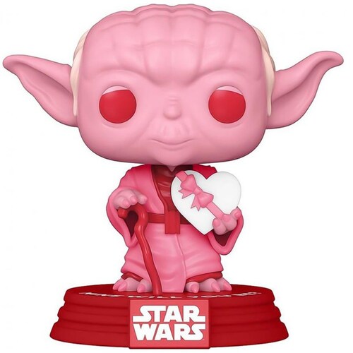 Funko Pop Star Wars Valentines Yoda With Heart