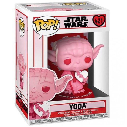 Funko Pop Star Wars Valentines Yoda With Heart