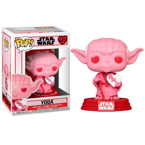Funko Pop Star Wars Valentines Yoda With Heart