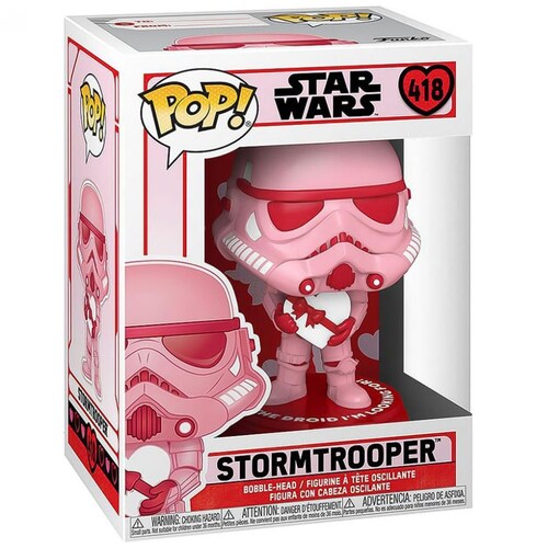 Funko Pop Star Wars Valentines Stormtrooper With Heart