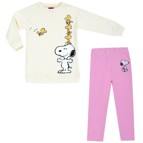 Conjunto de Dos Piezas Snoopy Modelo 1837-10 para Bebé