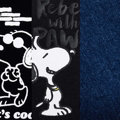Set Tres Playeras Snoopy Modelo 1530-3 para Bebé