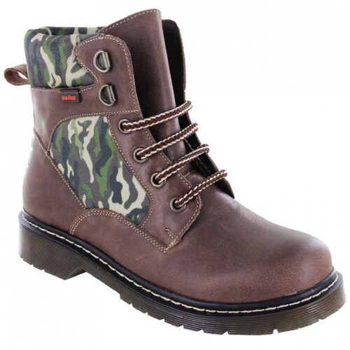 Bota  Camuflaje 18-23 Café Audaz para Niño