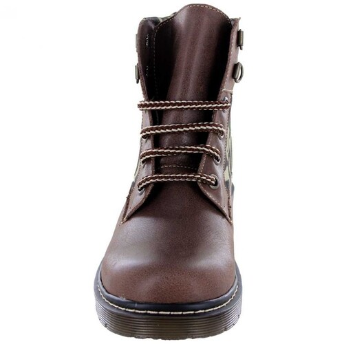Bota  Camuflaje 18-23 Café Audaz para Niño