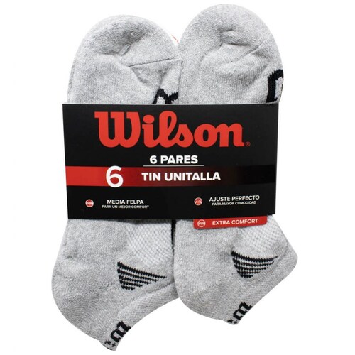 Tines Wilson Noshow de Felpa para Hombre 6 Piezas Combinado B7875