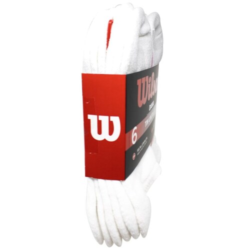 Tines No Show Wilson de Felpa para Mujer 6 Piezas Blancos B7880