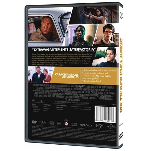 Dvd 007 Sin Tiempo para Morir