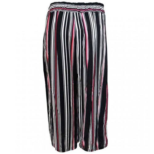 Pantalón a Rayas Corte Amplio Cafeina