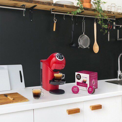 Cafetera Krups Dolce Gusto Genio Plus Roja Kp3405Mx