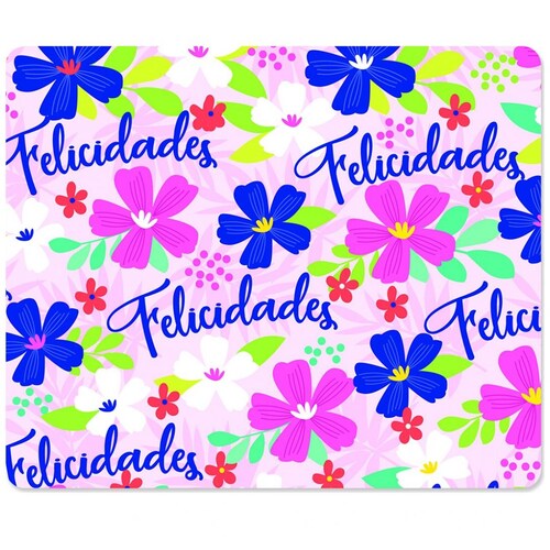 Papel de Regalo Felicidades Mod 464 Mujer Pacdcolor