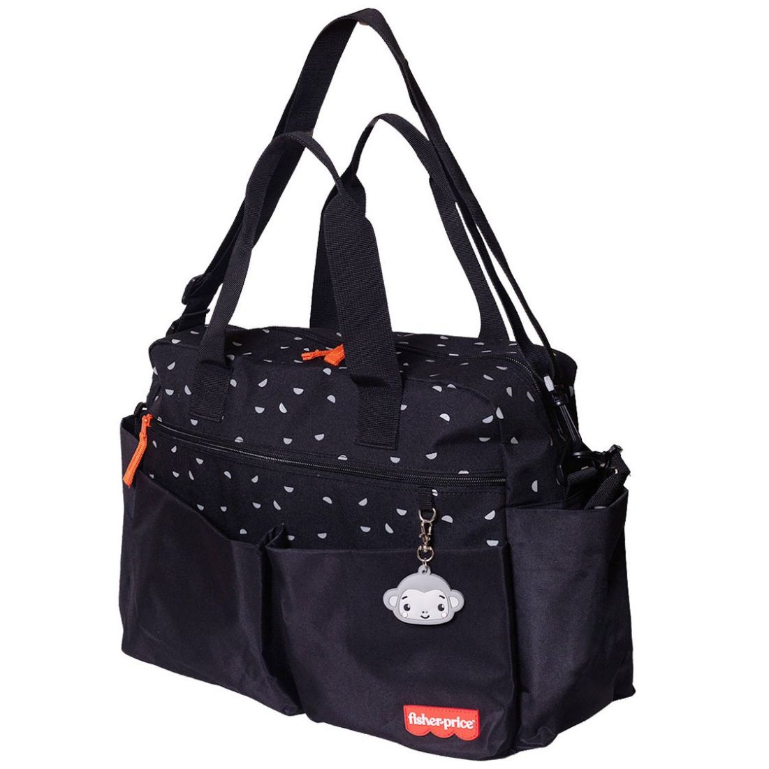 pañalera fisher price negra