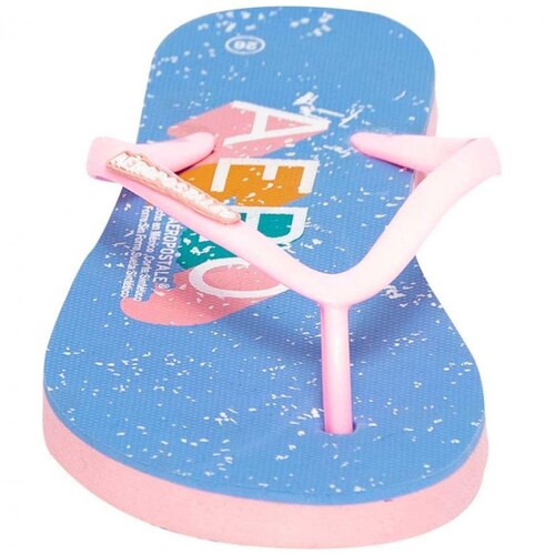 Sandalia Flip Flop Azul Aeropostale
