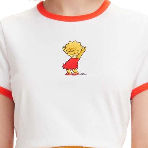 Levi's X Simpsons Playera W Tee