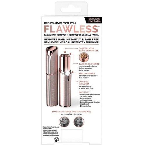 Depiladora Facial Flawless Glitter Edición Limitada