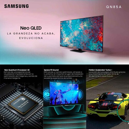 Pantalla 85&quot; Qled 4K Smart Tv Qn85Qn85Aafxzx Samsung